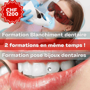 Formations Promo : Blanchiment dentaire et Pose de bijoux dentaires